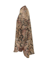 PIERRE LOUIS MASCIA - Camicia Aloe con Stampa Floreale - Marrone - LIDIASHOPPING® - Official Website