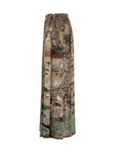 PIERRE LOUIS MASCIA - Doxgr Pleated Skirt with Botanical Print - Green - LIDIASHOPPING® - Official Website
