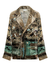 PIERRE LOUIS MASCIA - Giacca Kanpur con Stampa Botanica - Verde - LIDIASHOPPING® - Official Website