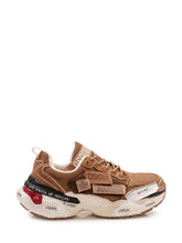 DSQUARED2 - Sneaker with Layered Inserts and Chunky Sole - Brown - LIDIASHOPPING® - Official Website
