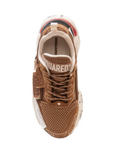DSQUARED2 - Sneaker with Layered Inserts and Chunky Sole - Brown - LIDIASHOPPING® - Official Website