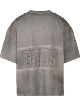 GCDS - T-shirt con Logo Applicato - Grigio - LIDIASHOPPING® - Official Website