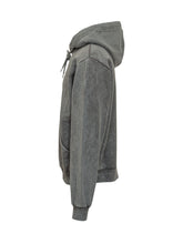 GCDS - Hoodie with Studded Logo - Grey - LIDIASHOPPING® - Official Website
