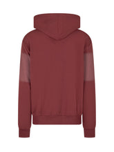 GCDS - Felpa con Cappuccio e Zip Frontale - Rosso - LIDIASHOPPING® - Official Website