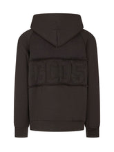 GCDS - Giacca con Cappuccio e Zip - Nero - LIDIASHOPPING® - Official Website