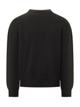 GCDS - Maglia Girocollo con Lettering Borchiato - Nero - LIDIASHOPPING® - Official Website