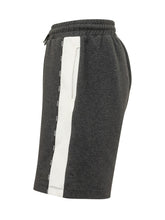 GCDS - Shorts con Bande Laterali - Nero - LIDIASHOPPING® - Official Website