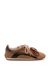 DSQUARED2 - Sneaker Bassa con Doppia Allacciatura - Marrone - LIDIASHOPPING® - Official Website