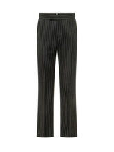 TOM FORD - Pinstripe Straight Leg Trousers - Black - LIDIASHOPPING® - Official Website