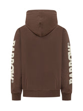 BARROW - Felpa con Cappuccio e Stampa sulle Maniche - Marrone - LIDIASHOPPING® - Official Website