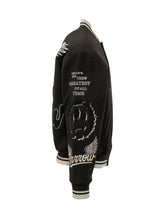 BARROW - Bomber Jacket with Graphic Embroidery - Black - LIDIASHOPPING® - Official Website