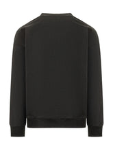 BARROW - Crewneck Sweatshirt with Teddy Graphic - Black - LIDIASHOPPING® - Official Website