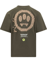 BARROW - T-shirt con Piccola Grafica di Orsetti - Verde - LIDIASHOPPING® - Official Website