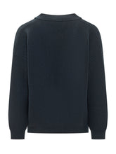 LANEUS - V Neck Cardigan with Buttons - Blue - LIDIASHOPPING® - Official Website