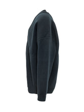 LANEUS - V Neck Cardigan with Buttons - Blue - LIDIASHOPPING® - Official Website