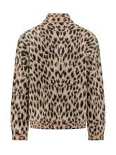 LANEUS - Giacca in Maglia con Motivo Animalier - Marrone - LIDIASHOPPING® - Official Website