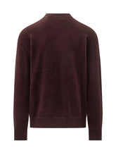 LANEUS - Sweater with High Neck - Red - LIDIASHOPPING® - Official Website