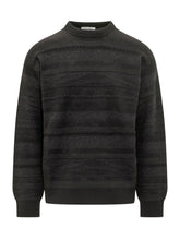 LANEUS - Maglione Girocollo con Motivo a Fasce - Nero - LIDIASHOPPING® - Official Website
