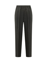 LANEUS - Tapered Trousers with Front Pleats - Black - LIDIASHOPPING® - Official Website