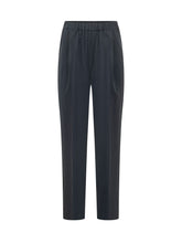 LANEUS - Pantaloni Tapered con Pieghe Frontali - Blu - LIDIASHOPPING® - Official Website