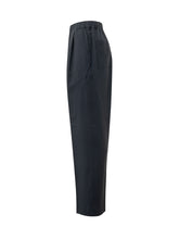 LANEUS - Pantaloni Tapered con Pieghe Frontali - Blu - LIDIASHOPPING® - Official Website