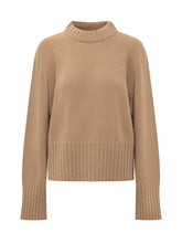 LANEUS - Maglione Boxy con Collo Alto - Marrone - LIDIASHOPPING® - Official Website