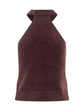 LANEUS - Top in Maglia con Collo Allacciato - Viola - LIDIASHOPPING® - Official Website