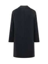 AMARANTO - Cappotto Medio con Revers Classici - Blu - LIDIASHOPPING® - Official Website