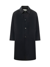 AMARANTO - Cappotto Lungo con Colletto Classico - Blu - LIDIASHOPPING® - Official Website