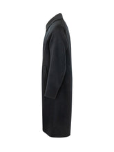 AMARANTO - Cappotto Lungo con Colletto Classico - Blu - LIDIASHOPPING® - Official Website