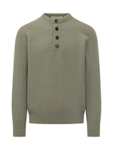 AMARANTO - Maglia Serafino a Coste - Verde - LIDIASHOPPING® - Official Website