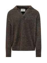 AMARANTO - Polo in Maglia con Scollo Aperto - Marrone - LIDIASHOPPING® - Official Website