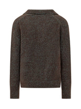 AMARANTO - Polo in Maglia con Scollo Aperto - Marrone - LIDIASHOPPING® - Official Website