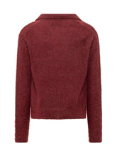AMARANTO - Polo in Maglia con Colletto Aperto - Rosso - LIDIASHOPPING® - Official Website