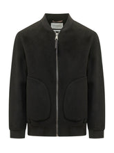 AMARANTO - Bomber con Zip e Tasche Applicate - Nero - LIDIASHOPPING® - Official Website
