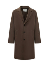 AMARANTO - Cappotto Monopetto con Revers - Marrone - LIDIASHOPPING® - Official Website