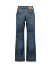 HAIKURE - Jeans Korea a Gamba Ampia - Blu - LIDIASHOPPING® - Official Website