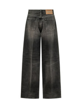 HAIKURE - Jeans Bethany a Gamba Ampia - Nero - LIDIASHOPPING® - Official Website