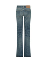 HAIKURE - Jeans Flora a Gamba Svasata - Blu - LIDIASHOPPING® - Official Website