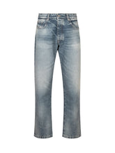ICON DENIM - Jeans a Gamba Dritta con Lavaggio Sfumato - Blu - LIDIASHOPPING® - Official Website