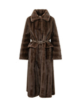 VALENTINI 1972 - Cappotto Lungo con Cintura Annodata - Marrone - LIDIASHOPPING® - Official Website