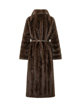 VALENTINI 1972 - Cappotto Lungo con Cintura Annodata - Marrone - LIDIASHOPPING® - Official Website