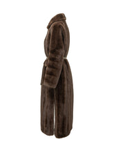 VALENTINI 1972 - Cappotto Lungo con Cintura Annodata - Marrone - LIDIASHOPPING® - Official Website