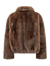 VALENTINI 1972 - Giacca Corta con Collo Arrotondato - Marrone - LIDIASHOPPING® - Official Website