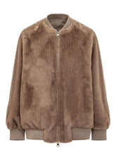 VALENTINI 1972 - Bomber con Zip e Tasca sulla Manica - Marrone - LIDIASHOPPING® - Official Website