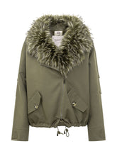 VALENTINI 1972 - Jacket with Wide Collar and Zip - Green - LIDIASHOPPING® - Official Website