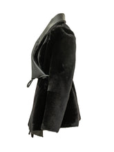 BLANCHA - Straight Jacket with Shawl Collar - Black - LIDIASHOPPING® - Official Website