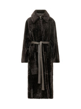 BLANCHA - Cappotto Lungo con Cintura - Marrone - LIDIASHOPPING® - Official Website