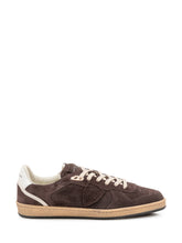 PHILIPPE MODEL - Sneaker Bassa con Pannelli Sagomati - Marrone - LIDIASHOPPING® - Official Website