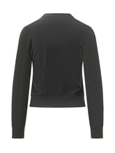 QUILISIA - Cardigan con Bottoni Decorativi - Nero - LIDIASHOPPING® - Official Website